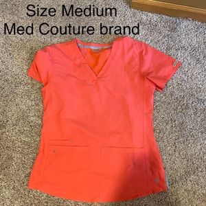 Women’s med couture scrub top